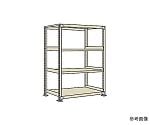 中量棚WG型　300kg/段　単体　高さ1800mm　4段タイプ　W900×D450×H1800mm　WG-1124