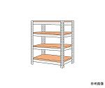 ボード棚（ボルト止めタイプ）　200kg/段　高さ1200mm　4段タイプ　W1500×D600×H1200mm　NBRW-8544