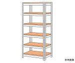 ボード棚（ボルト止めタイプ）　200kg/段　高さ2100mm　6段タイプ　W900×D450×H2100mm　NBRW-2126