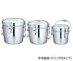 18-8　二重保温食缶クリップ付　6L　