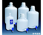 活栓付丸型カーボーイ（LDPE）　25L　2318-0065