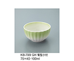 菊型小付　緑吹　KB-799_GH