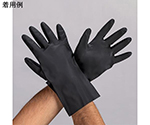 [Ｌ/300mm] 手袋(耐透過･耐溶剤･ﾌｯ素ｺﾞﾑ)　EA354BF-80