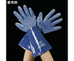 [Ｓ/350mm] 手袋･耐酸･耐油･耐溶剤(ﾆﾄﾘﾙ)　EA354BW-24