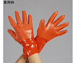 [Ｓ] 手袋(耐油/塩化ﾋﾞﾆｰﾙ･綿 ﾎﾟﾘｴｽﾃﾙ裏)　EA354GE-15