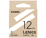 12mm テープカートリッジ(白に黒文字)　EA761DR-521