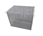 900x600x750mm/ 405L ﾀﾞｽﾄﾎﾞｯｸｽ(ｽﾃﾝﾚｽ製)　EA995AA-541
