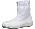 JIS規格 静電安全靴 クリーンルームシューズ ＳＣＲ１２００ ハーフ フード ホワイト ２３．５ｃｍ　SCR1200-HH-W-23.5