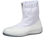 JIS規格　女性用　静電安全靴　ハーフ　フード　ホワイト　22.0cm　LSCR1200-HH-W-22.0