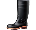 JIS規格認定 安全長靴 プロテクトウズ５ ＰＷ１０００スーパー ブラック ２２．５ｃｍ　PW1000-BK-22.5