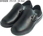 2WAYコックシューズ　厨房用　TUFTOP　4121　BLACK　23.5cm　155357