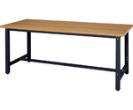デリカワークテーブル・ミディアム　耐荷重500kgタイプ　天板タイプ/メラミン化粧板（ナチュラル）　WZM-1875N