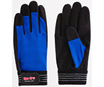 人工皮革手袋 シンクロ ブルー M 1ケース（10双入）　7702