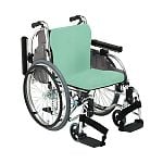 アルミ製セミモジュール車椅子　自走型　抗菌シート仕様　ハイブリッドタイヤ仕様　AR-901 HB-AB