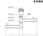 64-8910-49 高真空グリースレスバルブ L型（アングルタイプ） 2226-10L