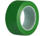 厚手PVCラインテープ　幅50mm×22m　厚0.2mm　はく離紙なし　樹脂芯　緑　J2352-G