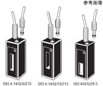 中型窓ディゾリューションフロー石英セル　M6メスねじ付き　光路長：1mm　Z高さ：15mm　0.056mL　583.4.14/Q/1/Z15