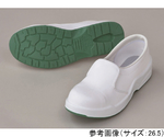 静電気防止クリーン安全靴　ウレタン二重底・先芯入り　25.5cm　4053