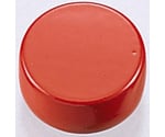 カラーマグネット 円盤 赤 φ18×9mm 10個入　B10-3281-11