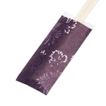 ミニ箸袋「染彩」（500枚束シュリンク）藤色　XHB0301
