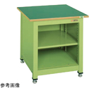 一人用作業台KTタイプ（中棚付）　W900×D750×H740mm　KT-202FEN