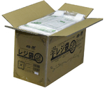 箱売：バイオマスレジ袋乳白　E8W25　1箱（100枚×30冊）　0.013×160（260）×360　01043008