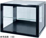 EXCEED　アップケース（鍵付き）　ブラック×ブラック　450×310×641mm　3段　A45-364 BK