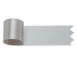 リボングレースサテン 12mm×20m 銀　50-7221