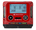 個人装着型マルチガス検知器GX-3RPro（メタン/酸素/一酸化炭素/硫化水素/二酸化窒素）乾電池仕様 Bluetooth対応　BM1E1E6D1
