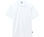 ベーシックドライポロシャツ（ポリジン加工）　ホワイト　L　MS3120-15 L