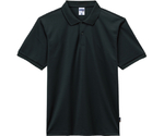 ベーシックドライポロシャツ（ポリジン加工）　ブラック　L　MS3120-16 L
