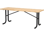 天然木材テーブル　W1800×D670×H700mm　TB-0010HN