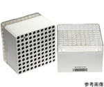クライオチューブボックス 2.0mL/2D ホワイト 100本用 1袋（5個入）　BSM581002D/B