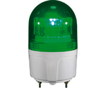 中型LED回転灯　ニコフラッシュ　AC100V　緑　VL09S-100NPG