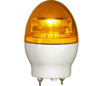 中型LED回転灯　ニコフラッシュ　AC100V　黄　VL11F-100NPY