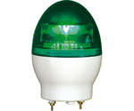 中型LED回転灯　ニコフラッシュ　AC100V　緑　VL11F-100NPG