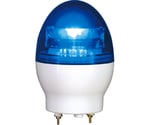 中型LED回転灯　ニコフラッシュ　AC100V　青　VL11F-100NPB