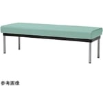 ロビーチェア　背無し　W180cm　グリーン　61-783-87-5