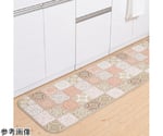 拭けるマットシリーズ　アンティグロ　キッチンマット　ベージュ　450×2700mm　