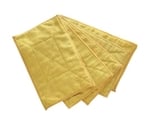 マイクロファイバーカラー雑巾（5枚入）黄　MFCT5P-Y
