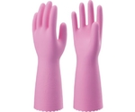 塩化ビニール手袋 ナイスハンドミュー厚手 ピンク Sサイズ　NHMIA-SP