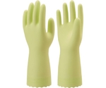 塩化ビニール手袋 ナイスハンドミュー薄手 グリーン Mサイズ　NHMIU-MG
