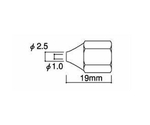 [EA305HF-2用]    φ1.0x19mm 替ノズル　EA305HF-21