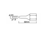 [EA305HF-2用]    φ1.0x32mm 替ノズル　EA305HF-24