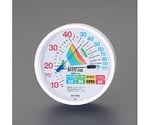 Φ120mm 熱中症指数計(温湿度計付/防雨型)　EA742MK-53