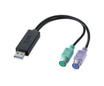 USB-PS/2ｺﾝﾊﾞｰﾀ-(2ﾎﾟｰﾄ）　EA759GY-52