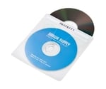 CD/DVD/BD用 不織布ケース(100枚収納/白)　EA762EE-102