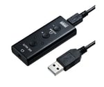 USB変換ｱﾀﾞﾌﾟﾀｰ(TypeA-3.5mm 4極ﾐﾆｼﾞｬｯｸ)　EA764AC-131