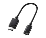 10mm USB変換ｱﾀﾞﾌﾟﾀ(microUSB B-C/2.0対応)　EA764AC-144