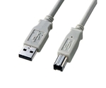 1.0m USBケーブル(A-B/2.0対応/ﾉﾝﾊﾛｹﾞﾝ)　EA764AJ-95